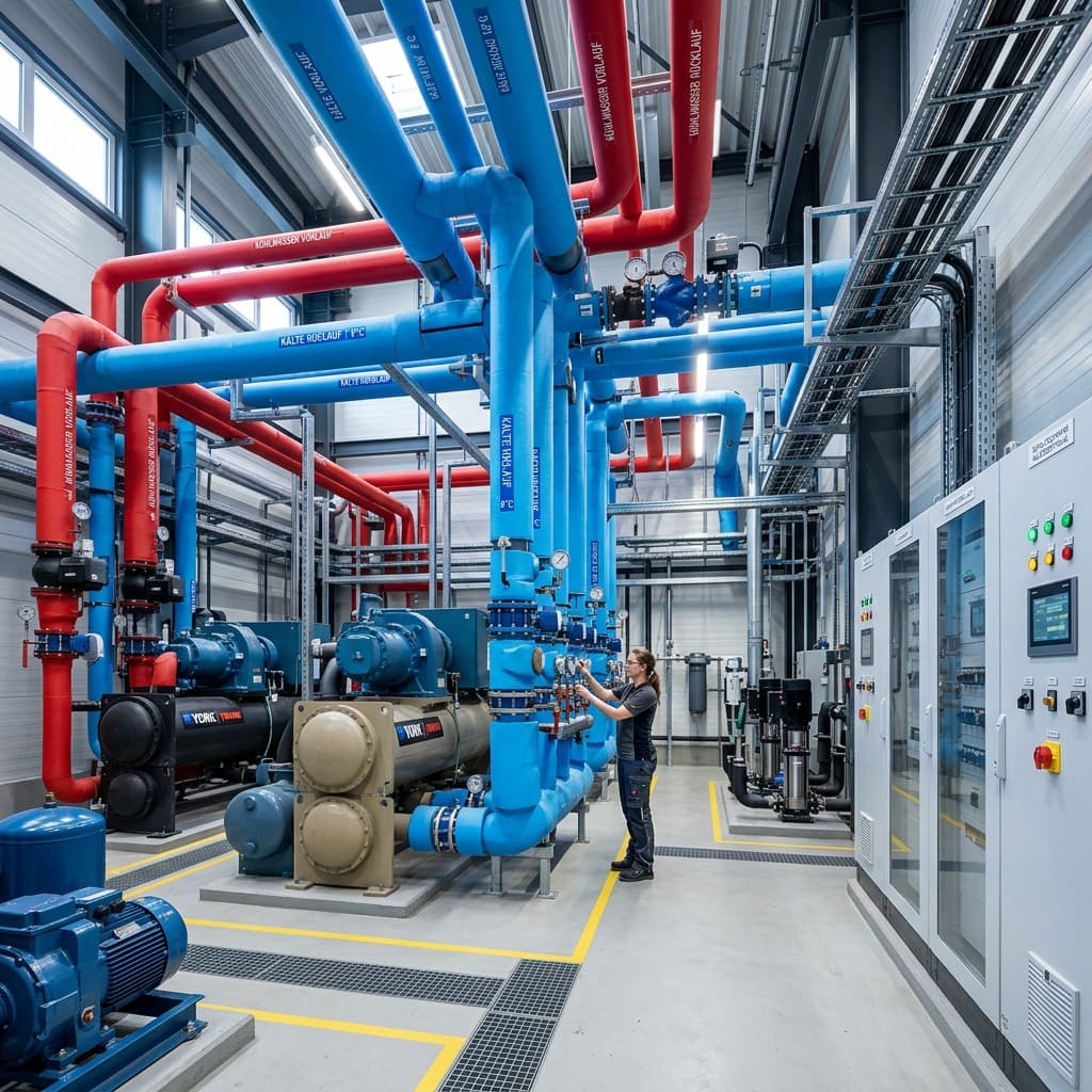Kältezentrale (komplexe Klimaanlage)